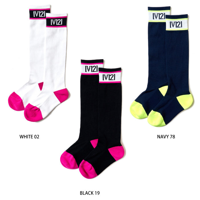 V12 ヴィトゥエルブ レディース COLOR HIGH SOCKS ハイソックス V122220-AC31