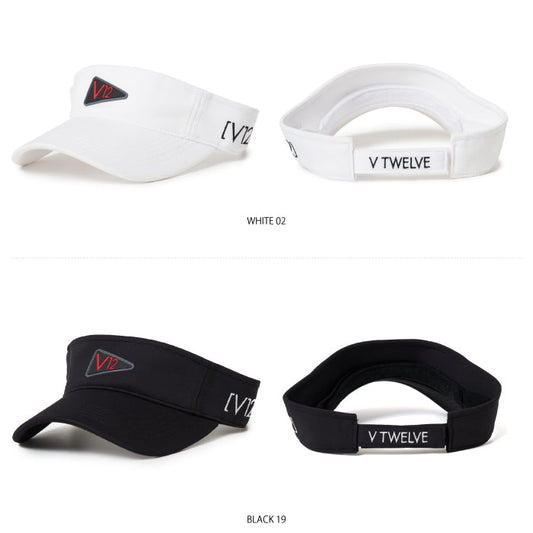 V12 ヴィトゥエルブ メンズ レディース FLAG LOGO VISOR サンバイザー V122220-CP05