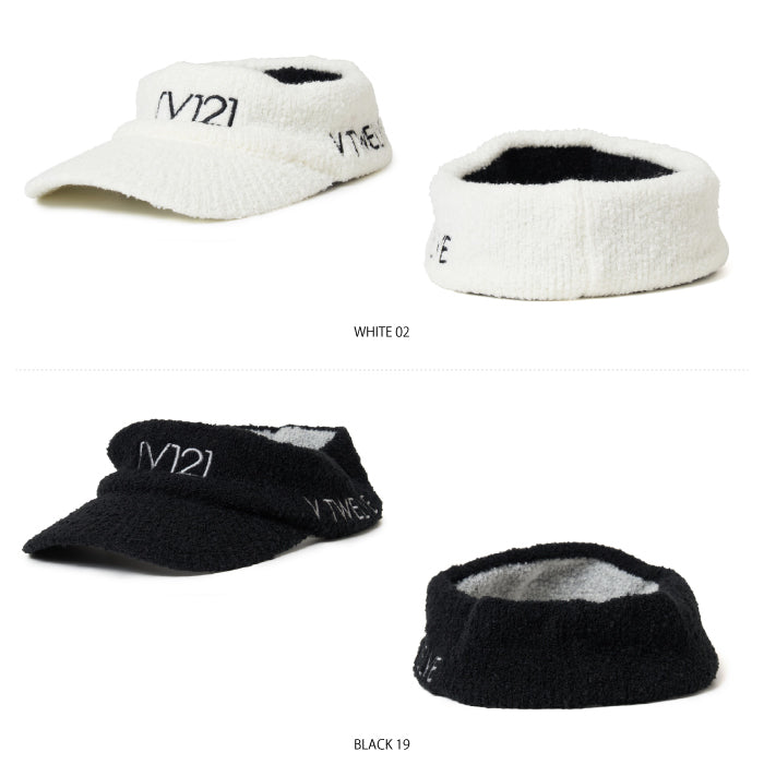 M12 ニットバイザー V122220-CP19 ホワイト V12 ヴィトゥエルブ メンズ レディース SOFT KNIT VISOR V122220-CP19