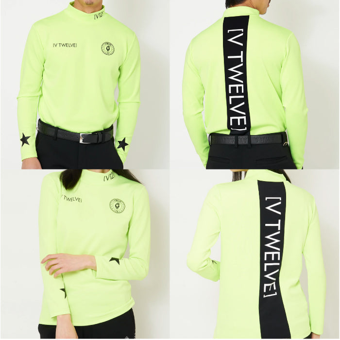V12 ヴィトゥエルブ メンズ レディース VER LOGO L/S MOCK モックネック V122220-CT08