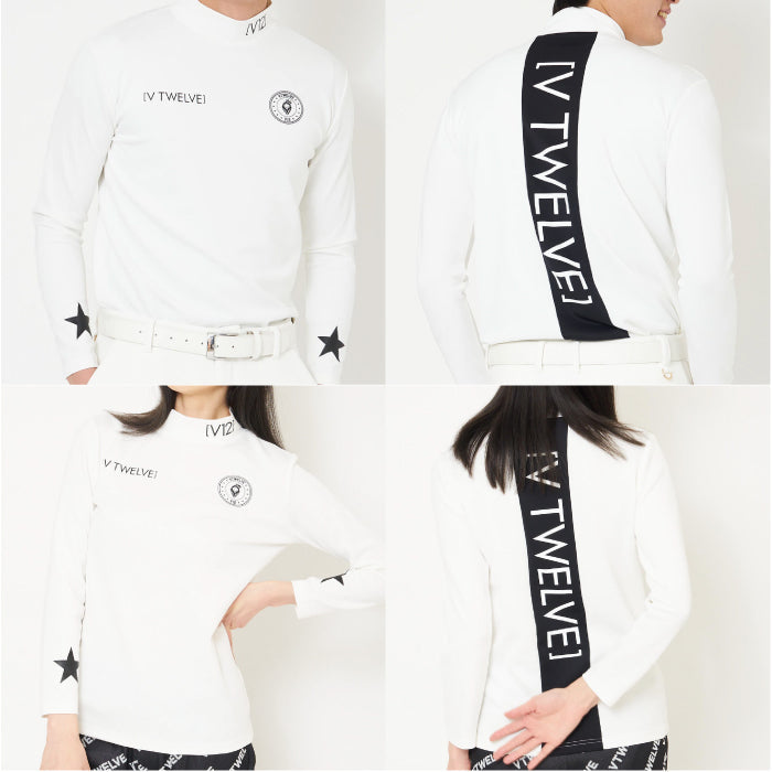 V12 ヴィトゥエルブ メンズ レディース VER LOGO L/S MOCK モックネック V122220-CT08