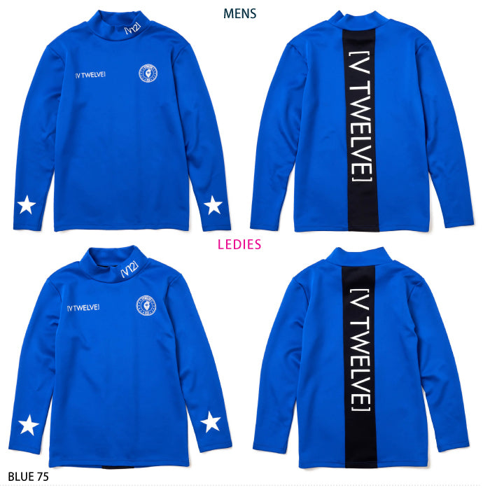 V12 ヴィトゥエルブ メンズ レディース VER LOGO L/S MOCK モックネック V122220-CT08