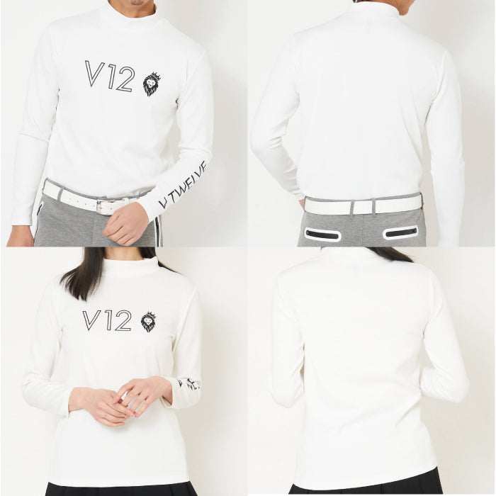 V12 ヴィトゥエルブ メンズ レディース BSK O/L LOGO MOCK v122220-ct10