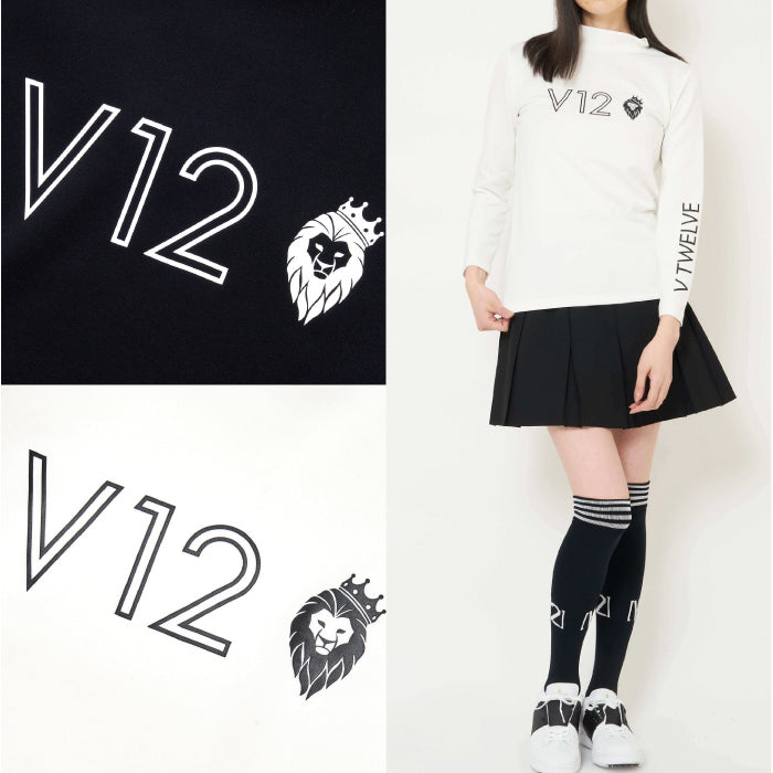 V12 ヴィトゥエルブ メンズ レディース BSK O/L LOGO MOCK v122220-ct10