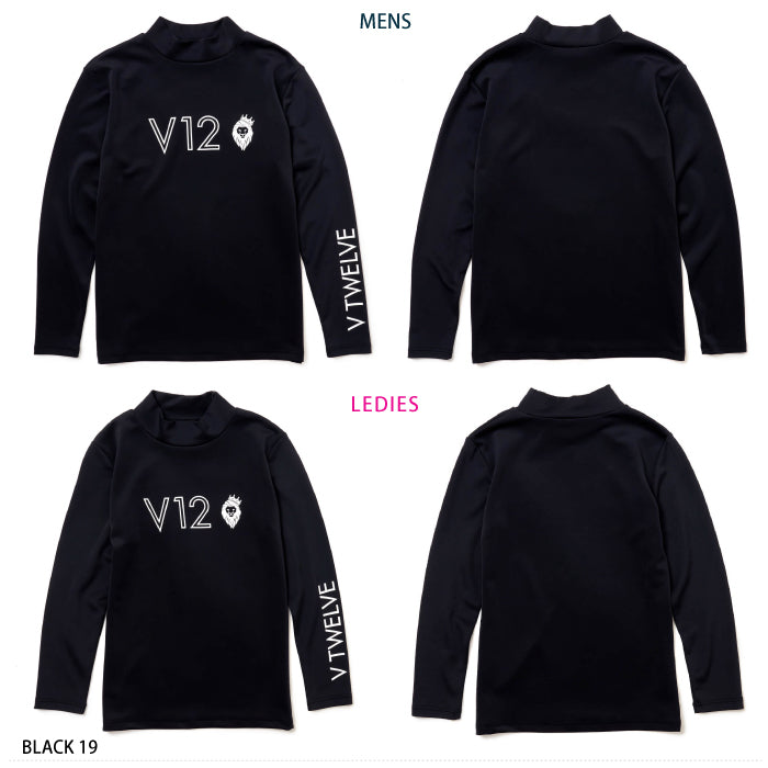 V12 ヴィトゥエルブ メンズ レディース BSK O/L LOGO MOCK v122220-ct10