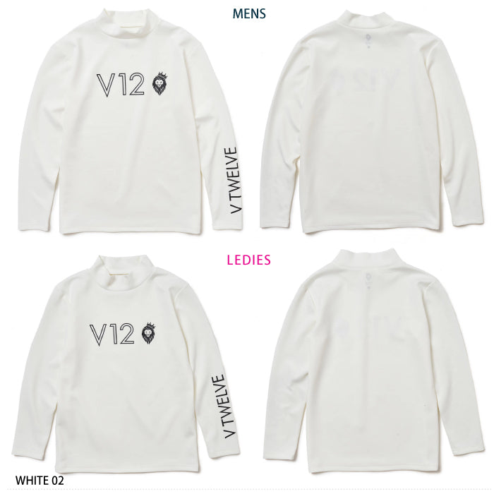 V12 ヴィトゥエルブ メンズ レディース BSK O/L LOGO MOCK v122220-ct10