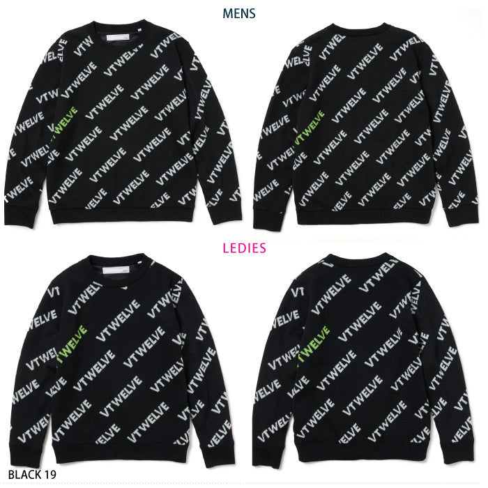 V12 ヴィトゥエルブ メンズ レディース ERROR VET KNIT V122220-KN01