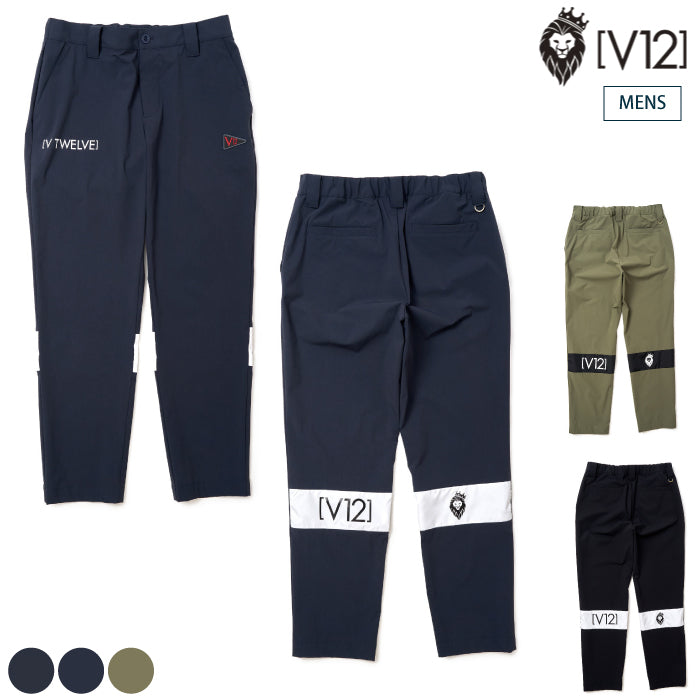 V12 ヴィトゥエルブ メンズ BACK LINE PANTS ナイロンパンツ 軽量 V122220-PN09