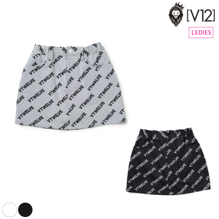 V12 ゴルフ スカート VET JACQUARD SKIRT V122220-SK05 ヴィ・トゥエルヴ 【新品】RCBR ゴルフウェア レディース レディスウェア ジャカード スコート V12 GOLF SEP1 V12 ヴィトゥエルブ レディース VET JACQUARD SKIRT v122220-sk05