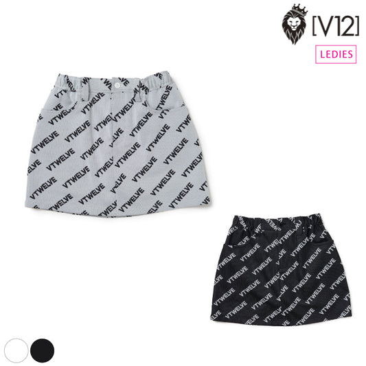 V12 ヴィトゥエルブ レディース VET JACQUARD SKIRT v122220-sk05