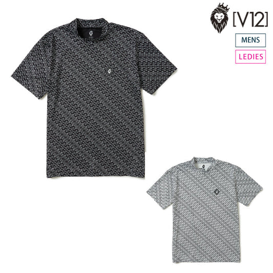 V12 ヴィトゥエルブ メンズ レディース ENUMERATION MOCK 吸水速乾 モックネック V122310-MK06