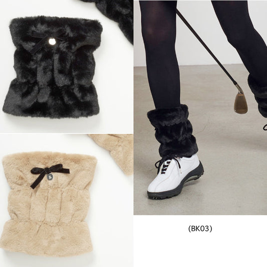 LANVIN SPORT ランバン スポール レディース ボアレッグウォーマー【リバーシブル】 VLU0269B9