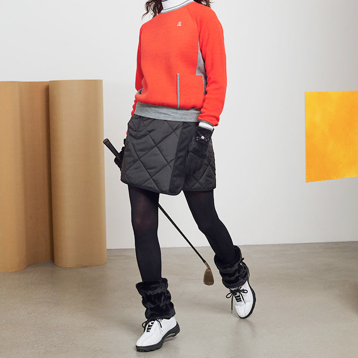 LANVIN SPORT ランバン スポール レディース ボアレッグウォーマー【リバーシブル】 VLU0269B9