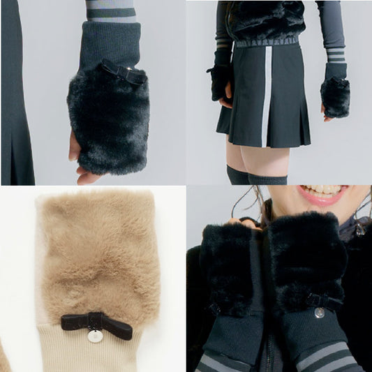 LANVIN SPORT ランバン スポール レディース ボアハンドウォーマー VLU0272C3