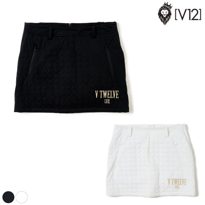 V12 ヴィトゥエルブ レディース LX QUILT SKIRT キルティングスカート VLX2220-SK01