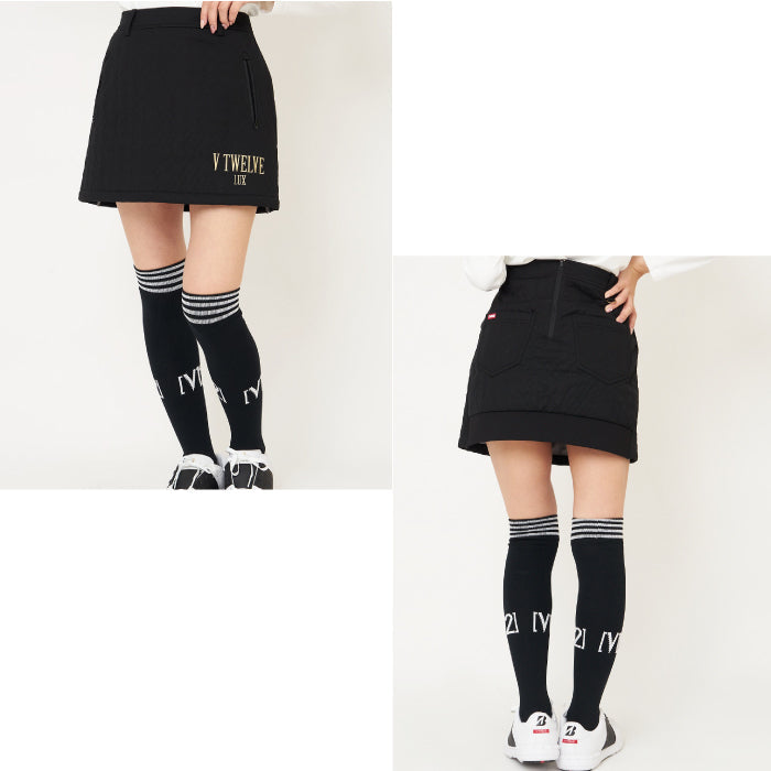 V12 ヴィトゥエルブ レディース LX QUILT SKIRT キルティングスカート VLX2220-SK01