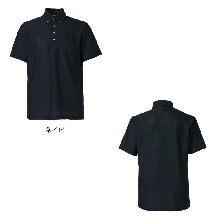 ZOY ゾーイ ゴルフウェア メンズ MENS メッシュトリコット 半袖シャツ 吸水速乾 ストレッチ 071452013