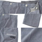 ZOY ゾーイ ゴルフウェア メンズ MEN 28W シャンブレーコール ロングパンツ スモークブルー ストレッチ性 光沢感 071454404