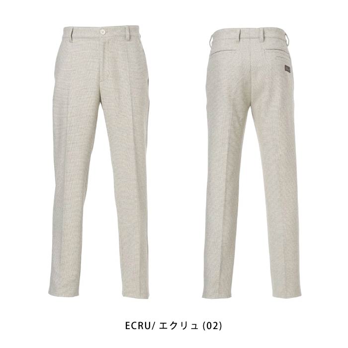 ZOY ゾーイ ゴルフウェア メンズ MEN ツイードピンヘッド ロングパンツ 2wayストレッチ仕様 071454406