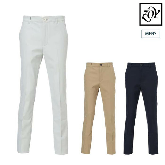 ZOY ゾーイ ゴルフウェア メンズ MEN SOLOTEX×HEAT ENERGY Double Cloth ロングパンツ 暖パン 保温性 ストレッチ性 撥水性 防シワ性 071454420