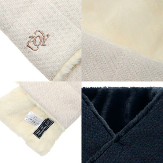 ZOY ゾーイ ゴルフウェア メンズ レディース UNISEX リサイクルモールカルゼマフラー フェイクファー 071454805