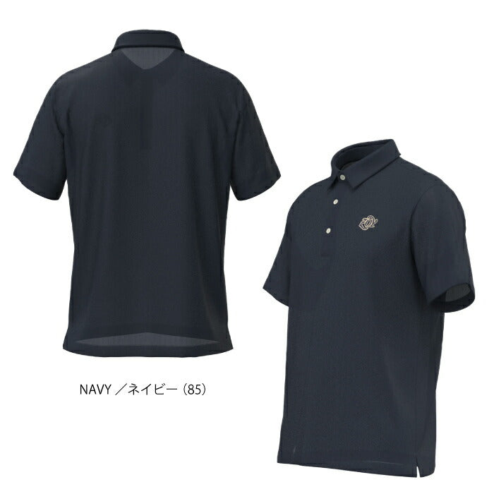 ZOY ゾーイ ゴルフウェア メンズ MEN サッカージャガードニット半袖シャツ ポロシャツ 通気性 吸水速乾性 伸縮性 自然で美しいシルエット 071462010