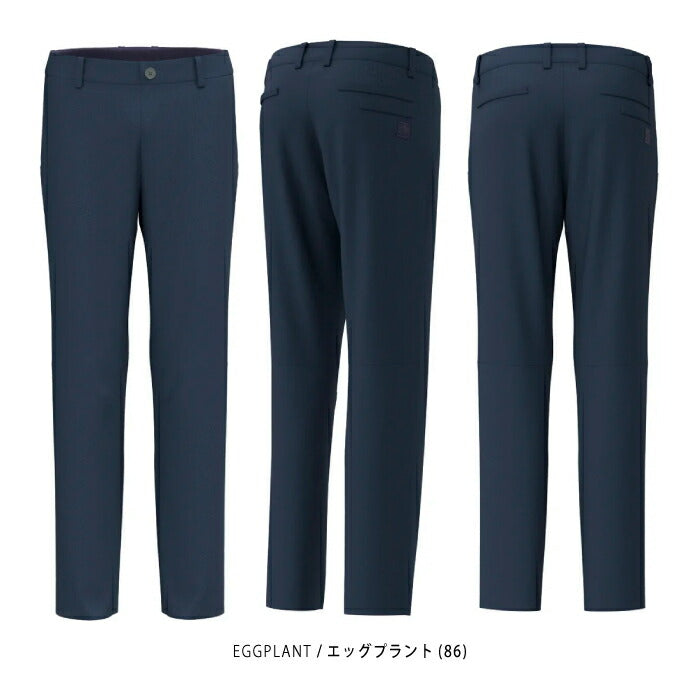 ZOY ゾーイ ゴルフウェア メンズ MEN バックパイルサテンストレッチ ロングパンツ 通気性 ロングシーズン着用 071462400