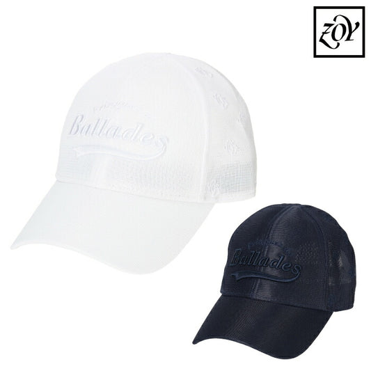 ZOY ゾーイ ゴルフウェア メンズ レディース UNISEX 撥水メッシュキャップ 帽子 炎天下のゴルフでも快適 071462803