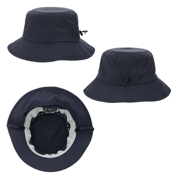 ZOY ゾーイ ゴルフウェア メンズ レディース UNISEX パンチングブーニーハット 帽子 アウトドア ネックガード付き 顎紐付き 071462805