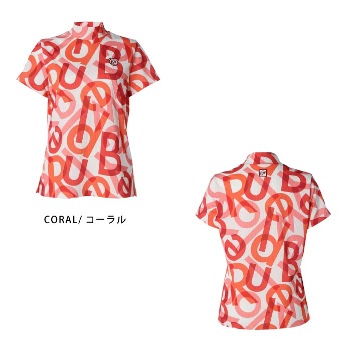 ZOY ゾーイ レディース WOMEN スペクトラムプリント 半袖モックネックシャツ 吸水速乾 通気性 071642016