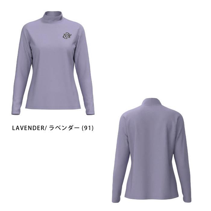 ZOY ゾーイ ゴルフウェア レディース WOMEN フェミューベア天竺 長袖シャツ 消臭機能 071654008
