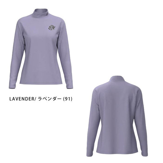 ZOY ゾーイ ゴルフウェア レディース WOMEN フェミューベア天竺 長袖シャツ 消臭機能 071654008