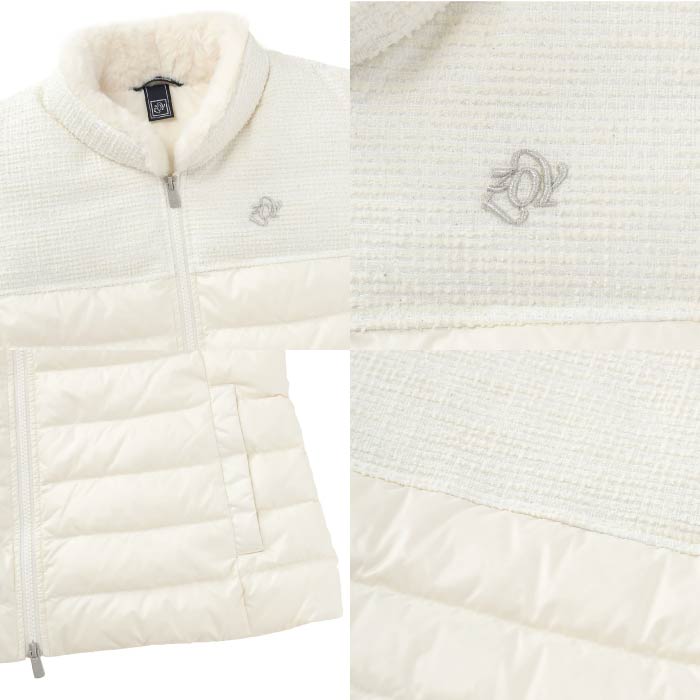 ZOY ゾーイ ゴルフウェア レディース WOMEN LUXE ダウンベスト 撥水加工 071654201