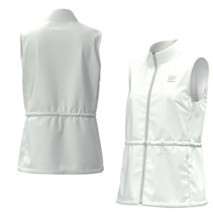 ZOY ゾーイ ゴルフウェア レディース WOMEN ナイロンタフタストレッチ ベスト ペプラムシルエット ストレッチ素材 071662200