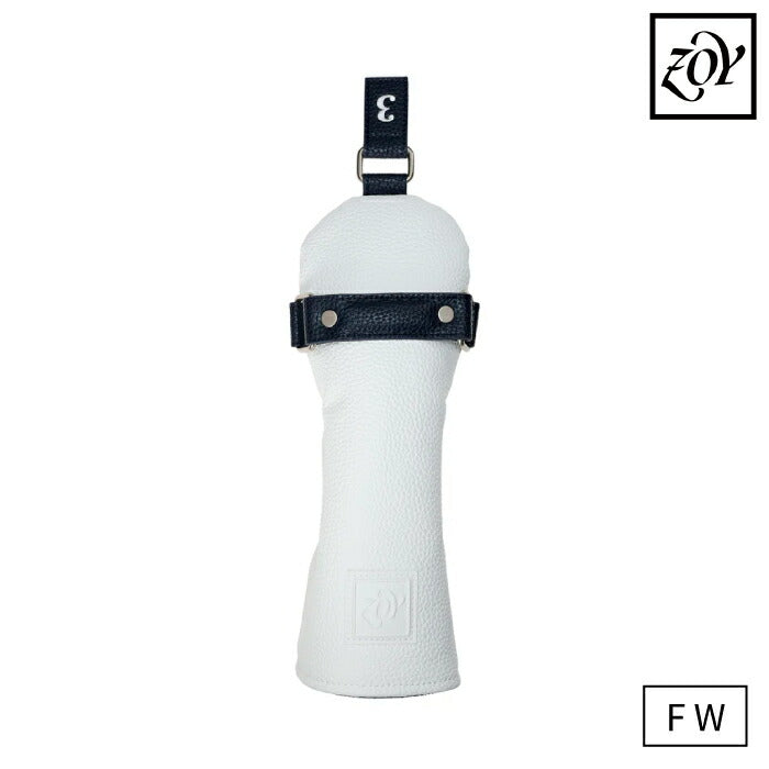 ZOY ゾーイ ゴルフ メンズ レディース UNISEX FWヘッドカバー フェアウェイウッド用 シュリンクレザー素材 フラット形状 持ち手付き シリーズ商品あり 071718891
