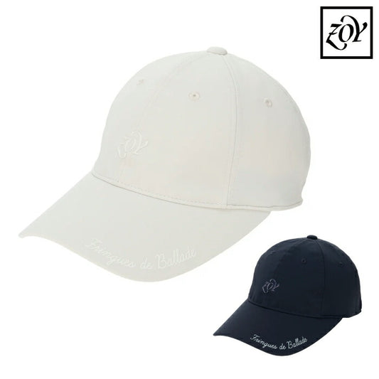 ZOY ゾーイ ゴルフウェア メンズ レディース UNISEX ベーシックキャップ 2WAYストレッチ 撥水性 スタイリッシュ 071728800