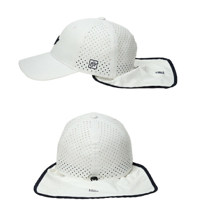 ZOY ゾーイ ゴルフウェア メンズ レディース UNISEX Radi-cool サンシールドキャップ 帽子 取り外し可能ネックガード付き 放射冷却効果 UVカット率99%以上 撥水加工 071728817