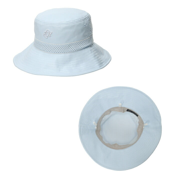 ZOY ゾーイ ゴルフウェア メンズ レディース UNISEX Radi-cool Radi-cool サンシールドハット 帽子 あご紐 取り外し可能ネックガード付き 放射冷却効果 UVカット率99%以上 撥水加工 071728818