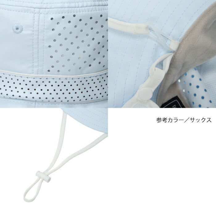ZOY ゾーイ ゴルフウェア メンズ レディース UNISEX Radi-cool Radi-cool サンシールドハット 帽子 あご紐 取り外し可能ネックガード付き 放射冷却効果 UVカット率99%以上 撥水加工 071728818