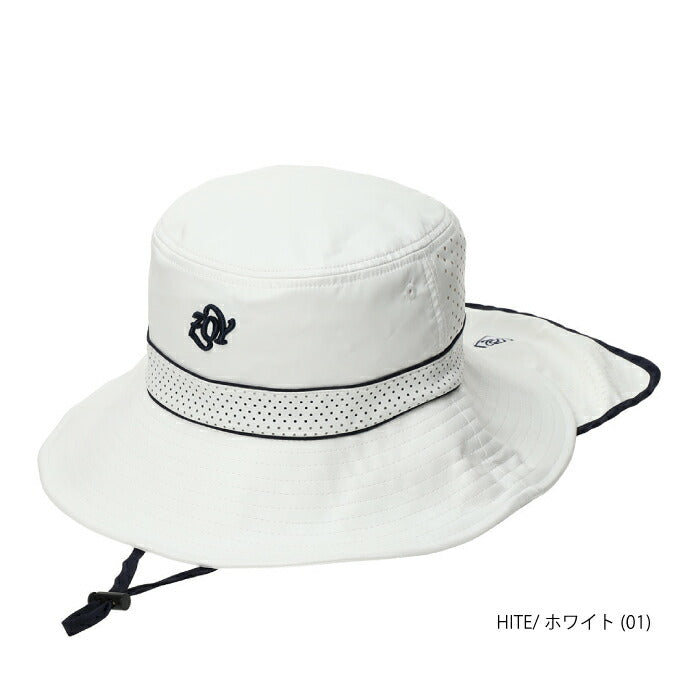 ZOY ゾーイ ゴルフウェア メンズ レディース UNISEX Radi-cool Radi-cool サンシールドハット 帽子 あご紐 取り外し可能ネックガード付き 放射冷却効果 UVカット率99%以上 撥水加工 071728818