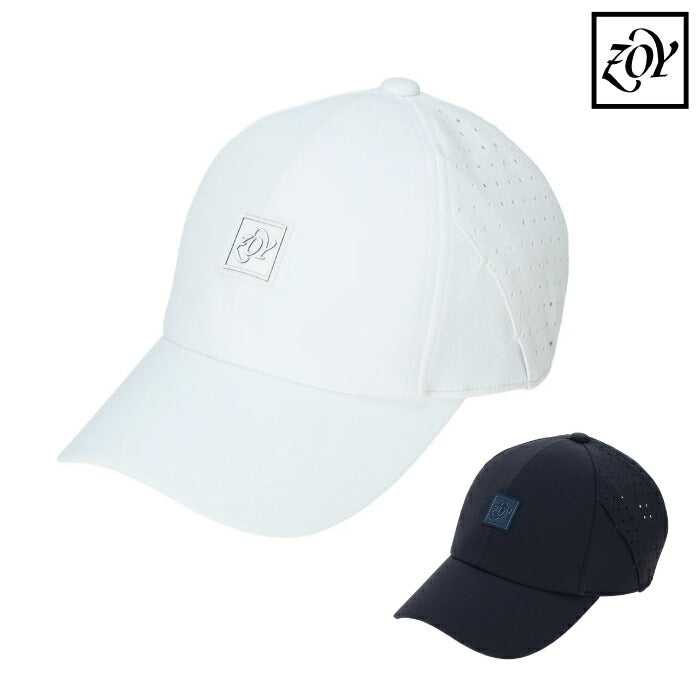 ZOY ゾーイ ゴルフウェア メンズ レディース UNISEX サングラスホルダーキャップ スリット付 4WAYストレッチ パンチング加工 通気性 071728860