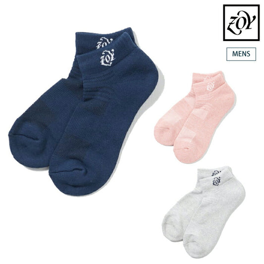 ZOY ゾーイ メンズ MENS ヒールプロテクト アンクルソックス 抗菌防臭 071729808