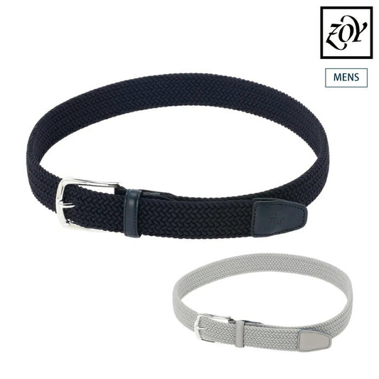 ZOY ゾーイ ゴルフウェア メンズ MEN ゴムメッシュベルト イタリア素材使用 ゴム編みベルト ストレッチ性 フィット感 定番商品 071789844