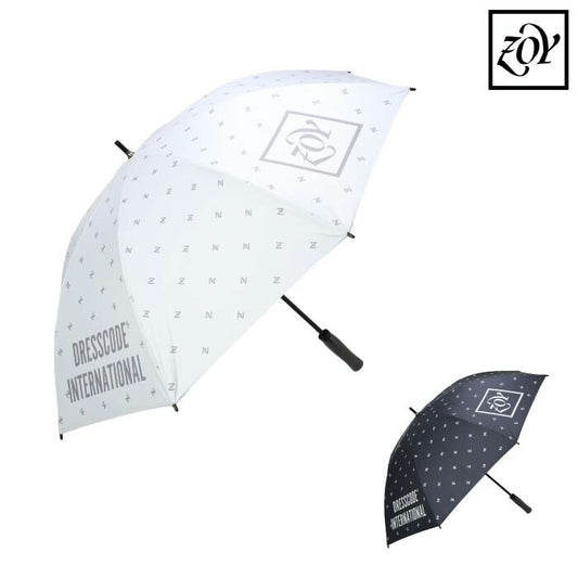 ZOY ゾーイ ゴルフウェア メンズ レディース UNISEX Z小紋柄 ゴルフ傘 UVカット 遮光 軽量 071799876