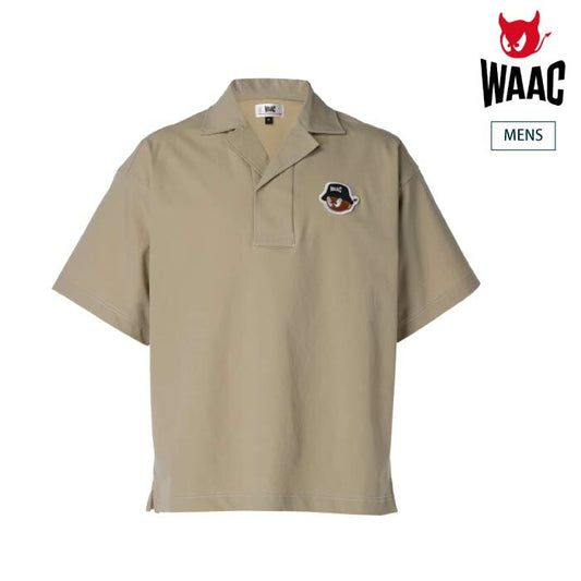 WAAC ワック ゴルフウェア メンズ MENS デニムライク2WAY 半袖シャツ 072242020