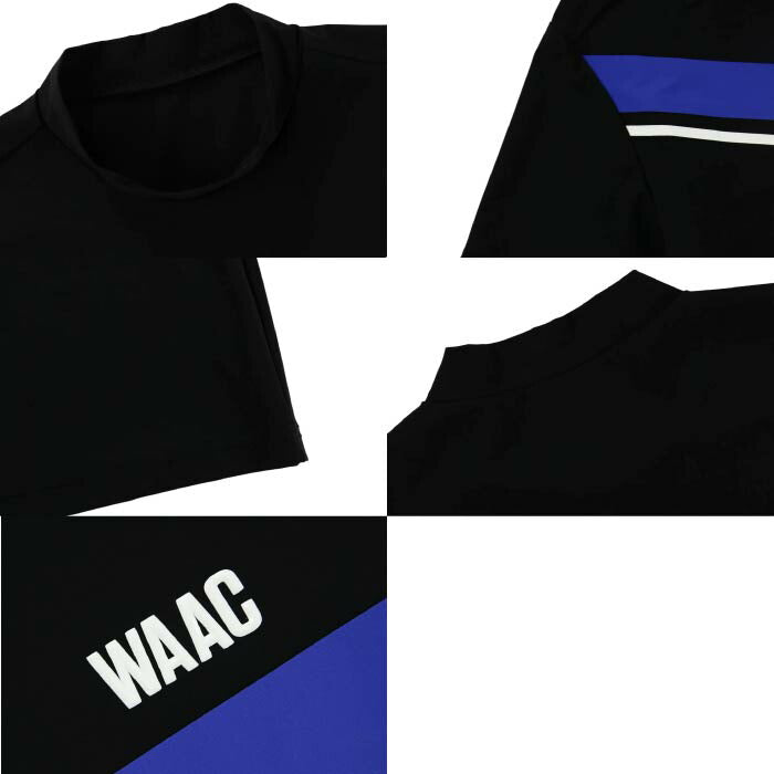 WAAC ワック ゴルフウェア メンズ MENS CARVICOスムース 半袖モックネック 072242040