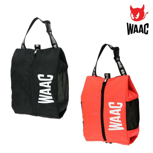 WAAC ワック ゴルフシューズバッグ メンズ レディース UNISEX シューズケース 軽量 出し入れしやすい 072242822