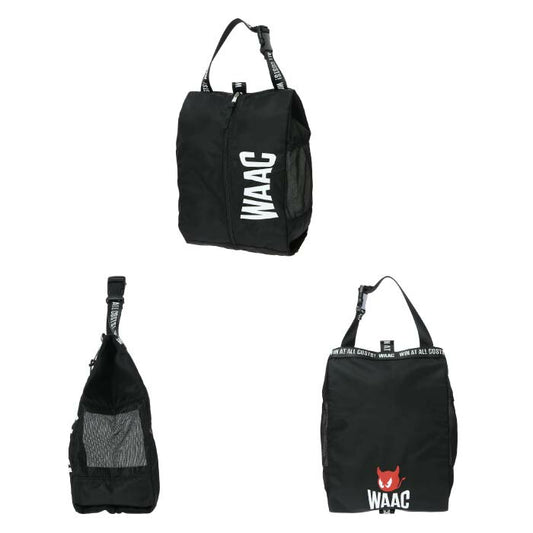 WAAC ワック ゴルフシューズバッグ メンズ レディース UNISEX シューズケース 軽量 出し入れしやすい 072242822