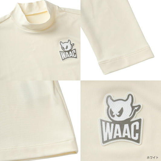 WAAC ワック レディース ゴルフウェア WOMENS PLAYERS EDITION BASIC裏起毛ベア天竺 長袖モックネック 072244052