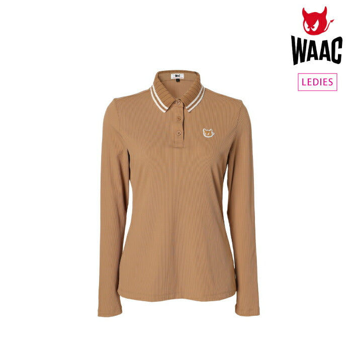 WAAC ワック レディース ゴルフウェア WOMENS リブポロシャツ 072244061